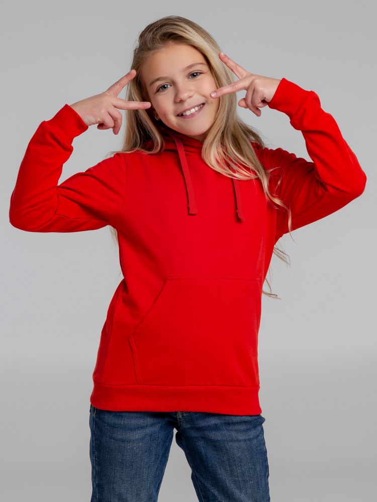 Худи детское Kirenga Kids 2.0, красное, 6 лет-8