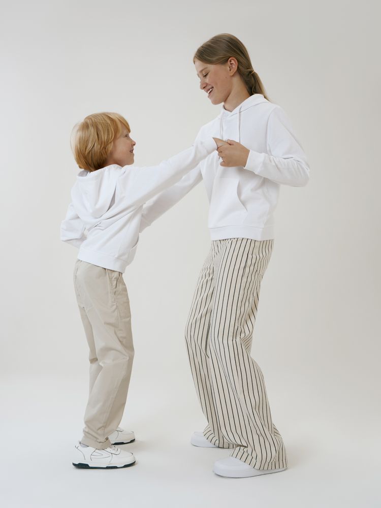 Худи детское Kirenga Kids 2.0, белое, 6 лет-10