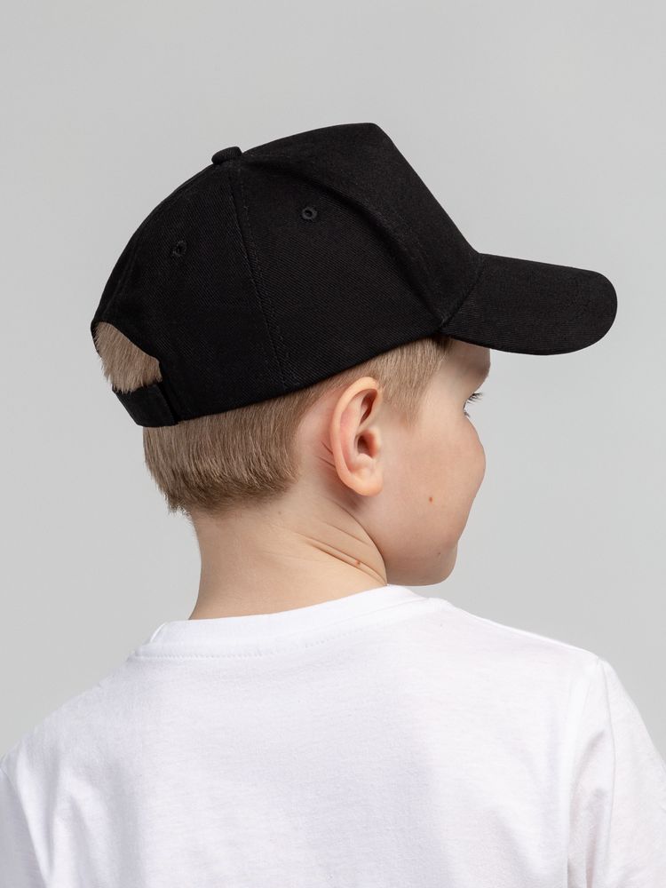 Бейсболка детская Standard Kids, черная-8
