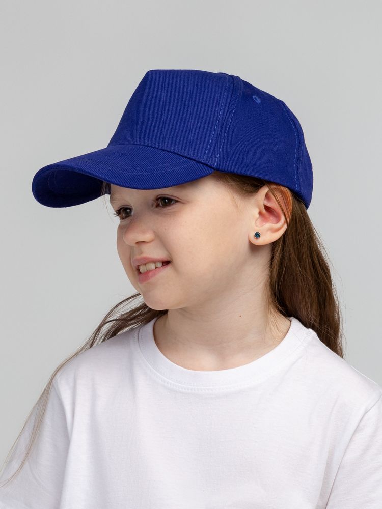 Бейсболка детская Standard Kids, синяя-4