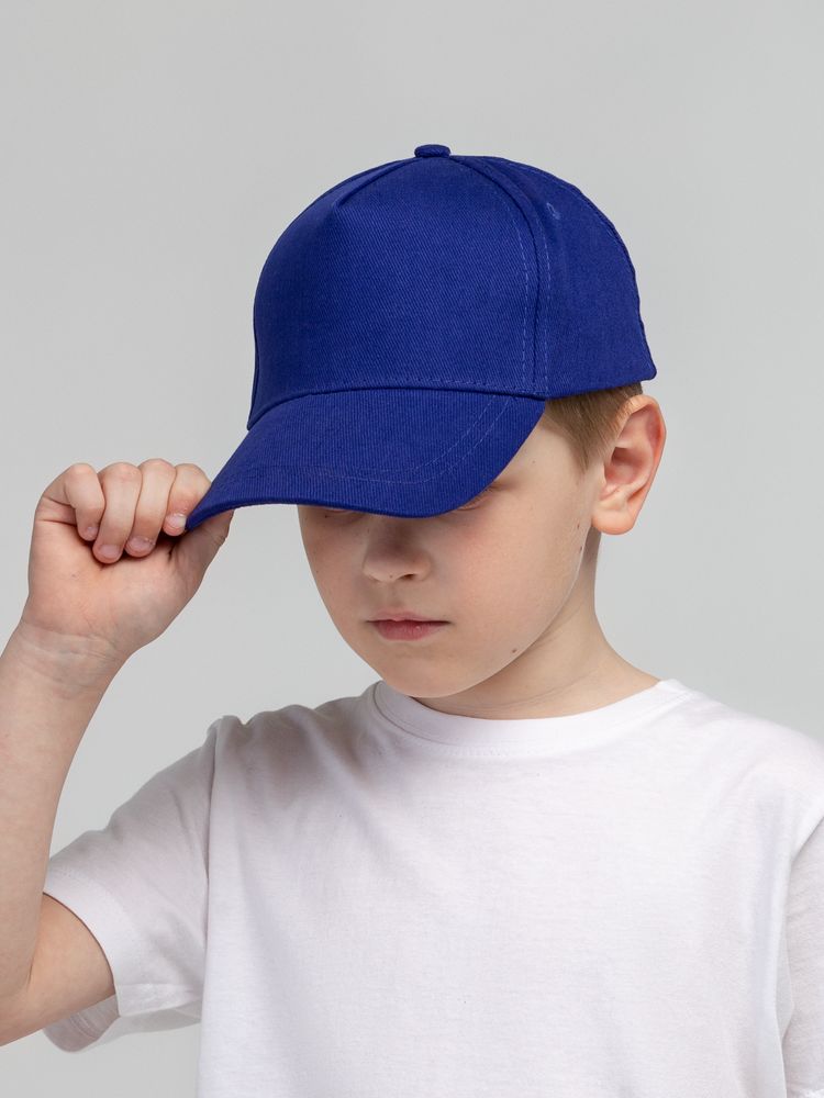 Бейсболка детская Standard Kids, синяя-7