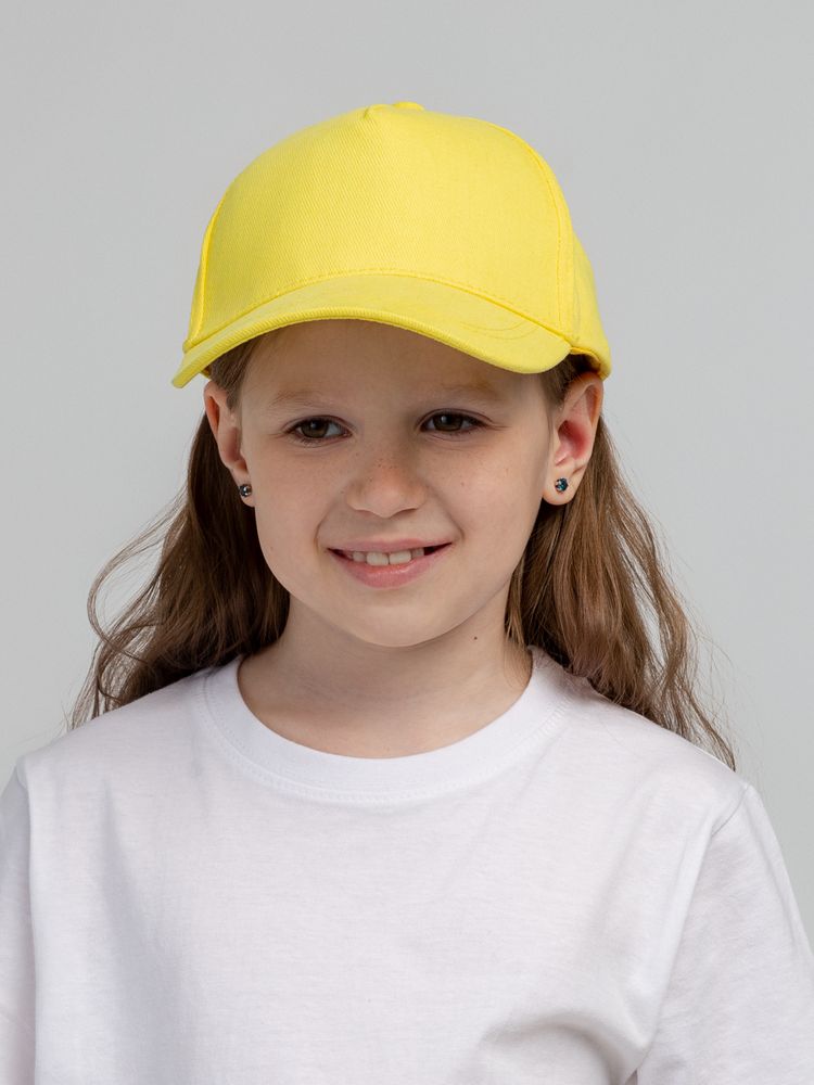 Бейсболка детская Standard Kids, желтая-4