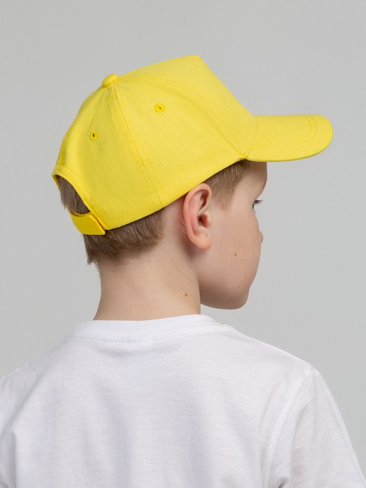 Бейсболка детская Standard Kids, желтая-8