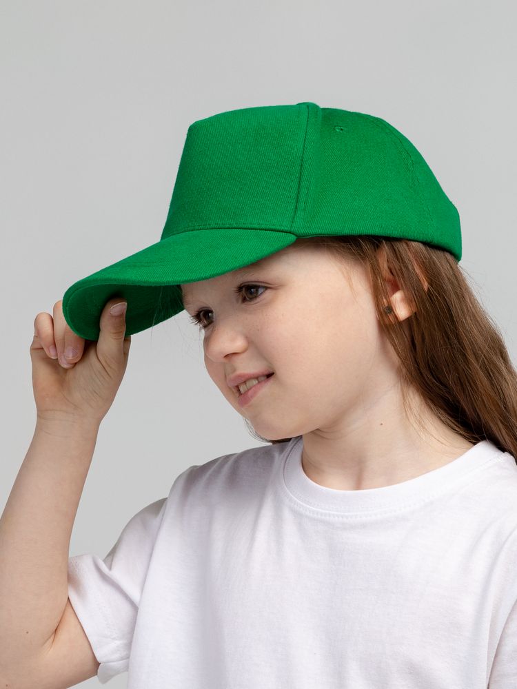 Бейсболка детская Standard Kids, зеленая-4