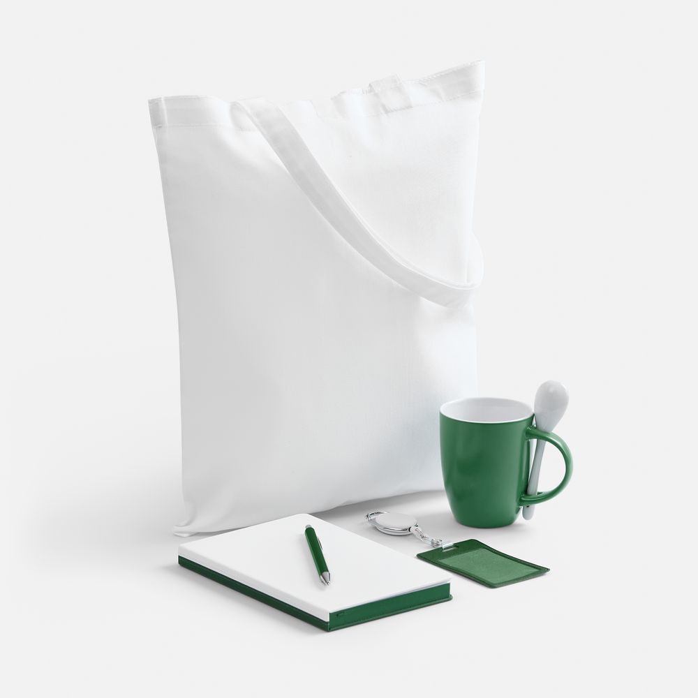 Набор Welcome Pack, зеленый с белым-1