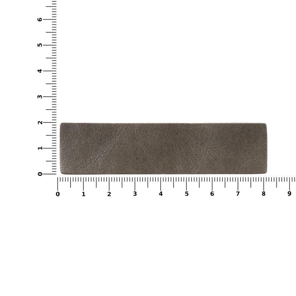 Лейбл кожаный Pasek, S, серый-3