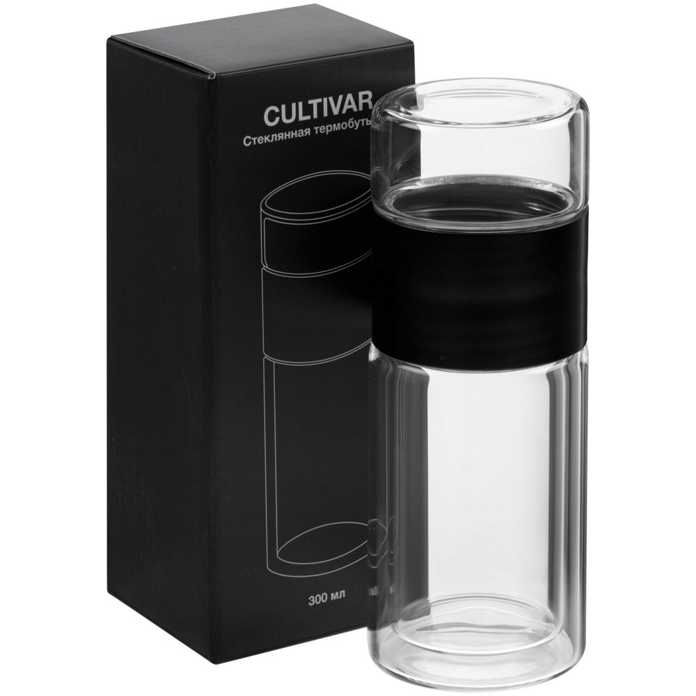 Бутылка для заваривания Cultivar, черная-6