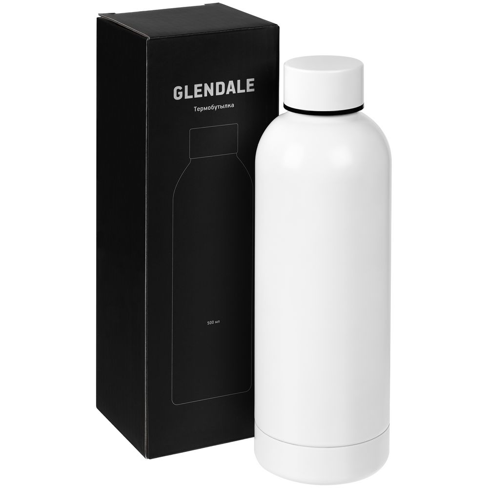 Термобутылка Glendale, белая-7