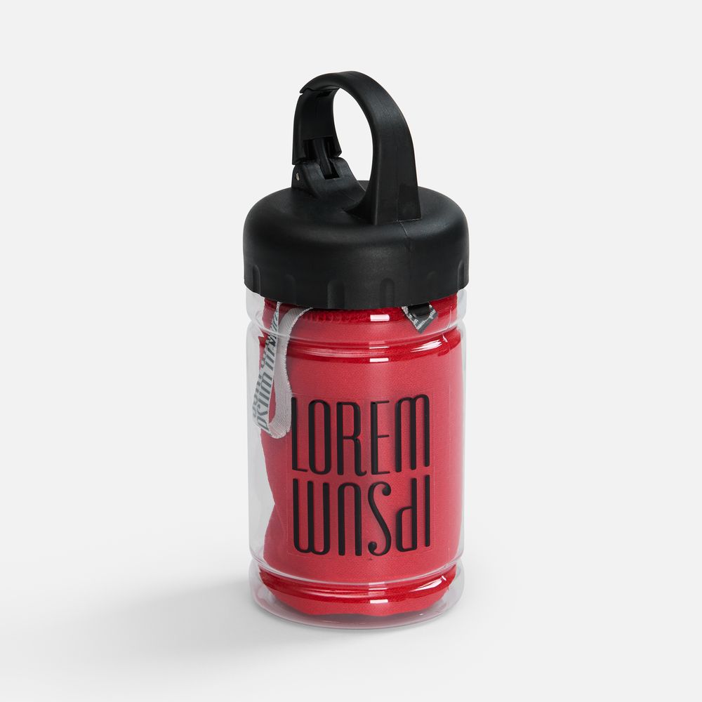 Охлаждающее полотенце Frio Mio в бутылке, красное-11