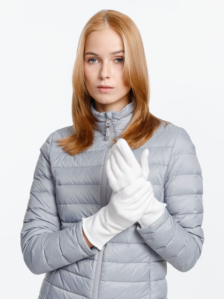 Перчатки Alpine, удлиненные, белые-3