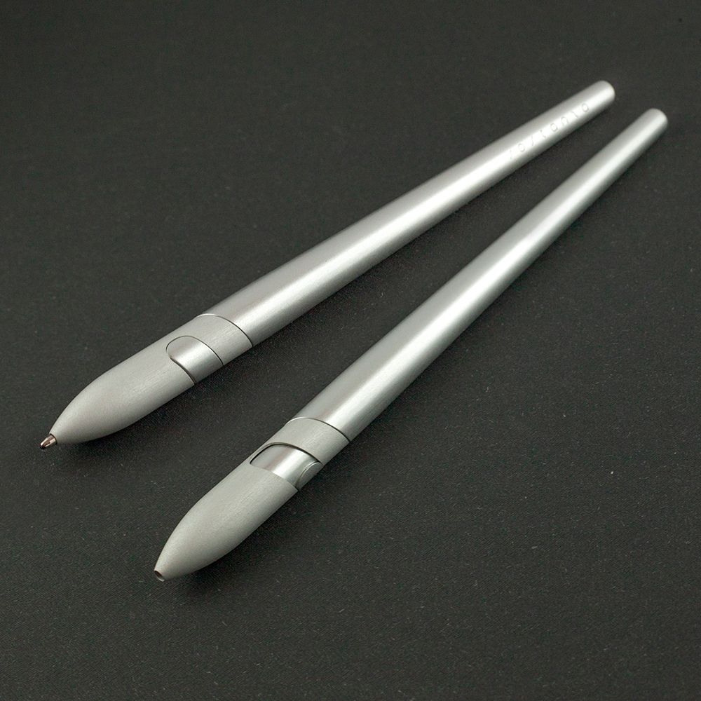 Шариковая ручка Sostanza, серебристая-3