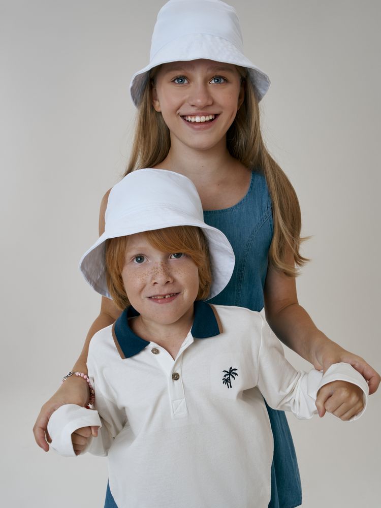 Панама детская Challenge Kids, белая-6