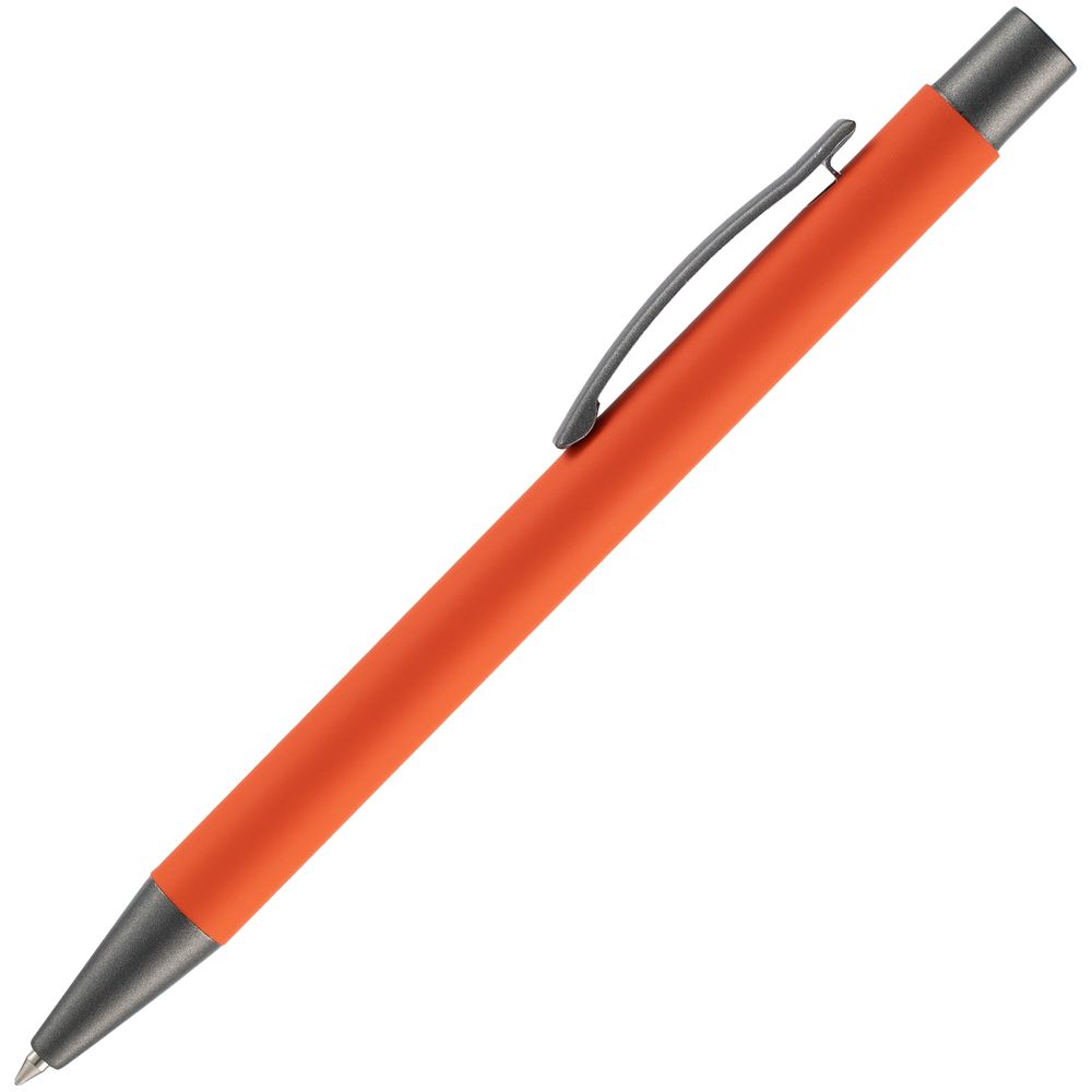 Ручка шариковая Atento Soft Touch, оранжевая-2