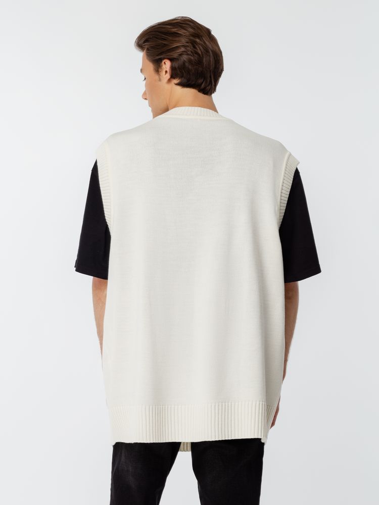 Жилет оверсайз унисекс Tad в сумке, молочно-белый, размер L/XL-10