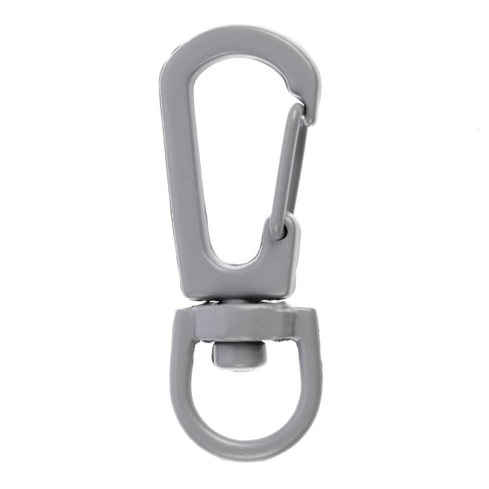 Застежка-карабин Snap Hook, S, серая-1