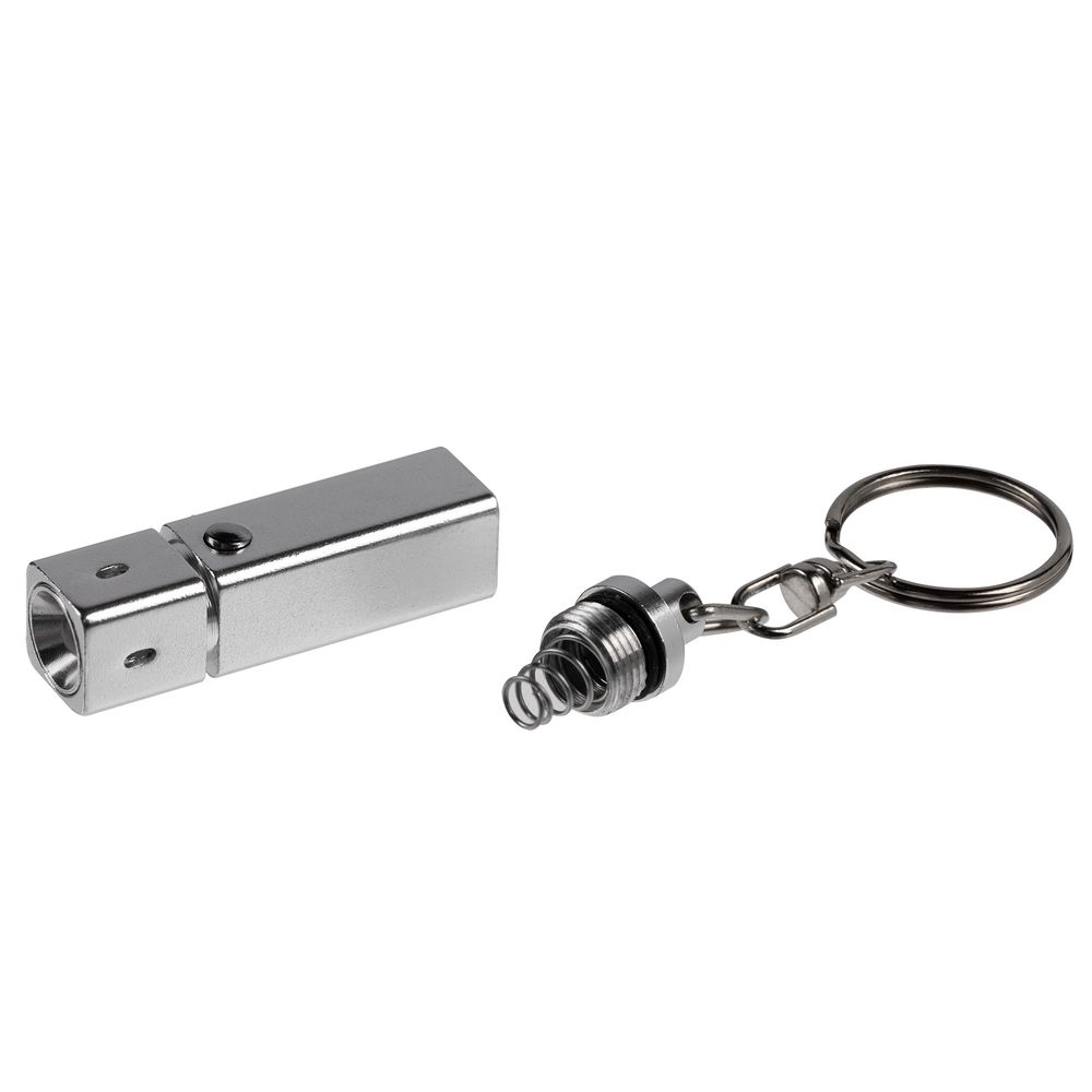 Брелок с фонариком Lumitronic, металлик-4