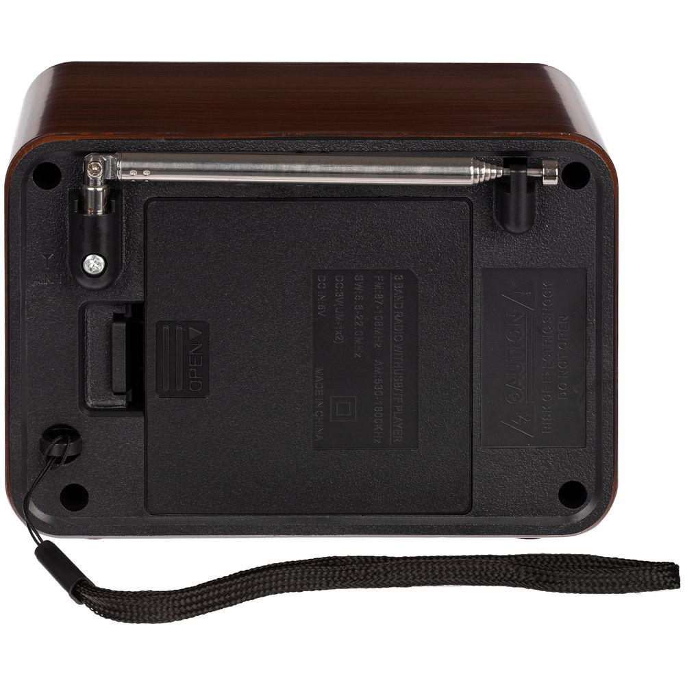 Bluetooth-колонка с радио Beatnik, коричневая-4
