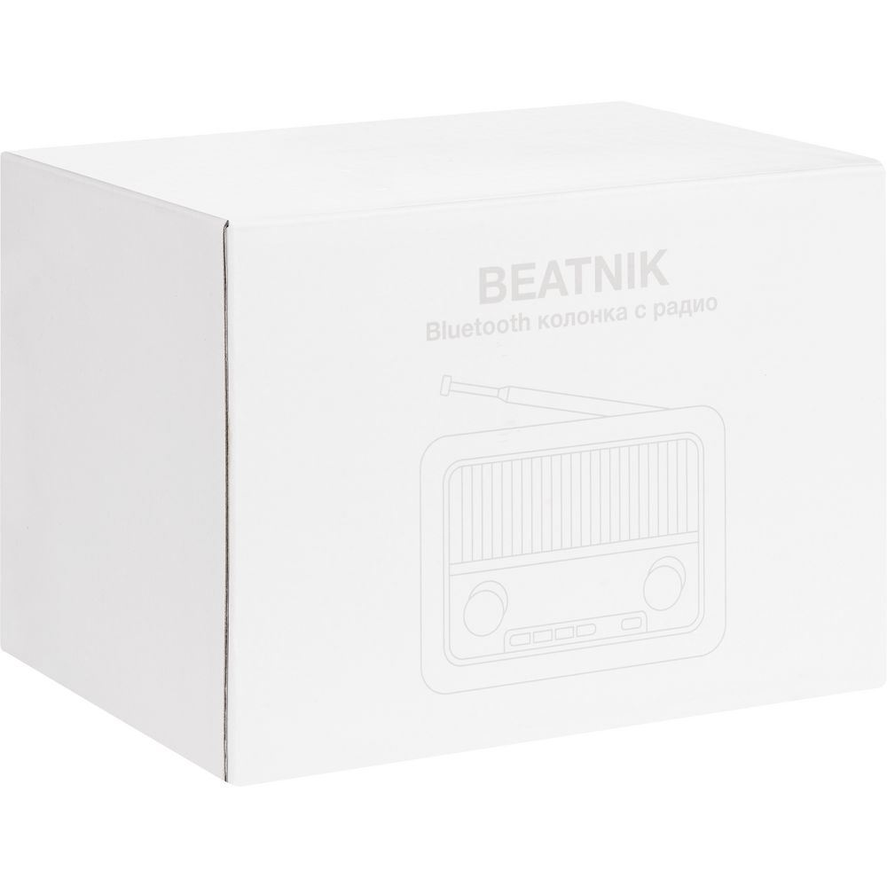 Bluetooth-колонка с радио Beatnik, коричневая-9