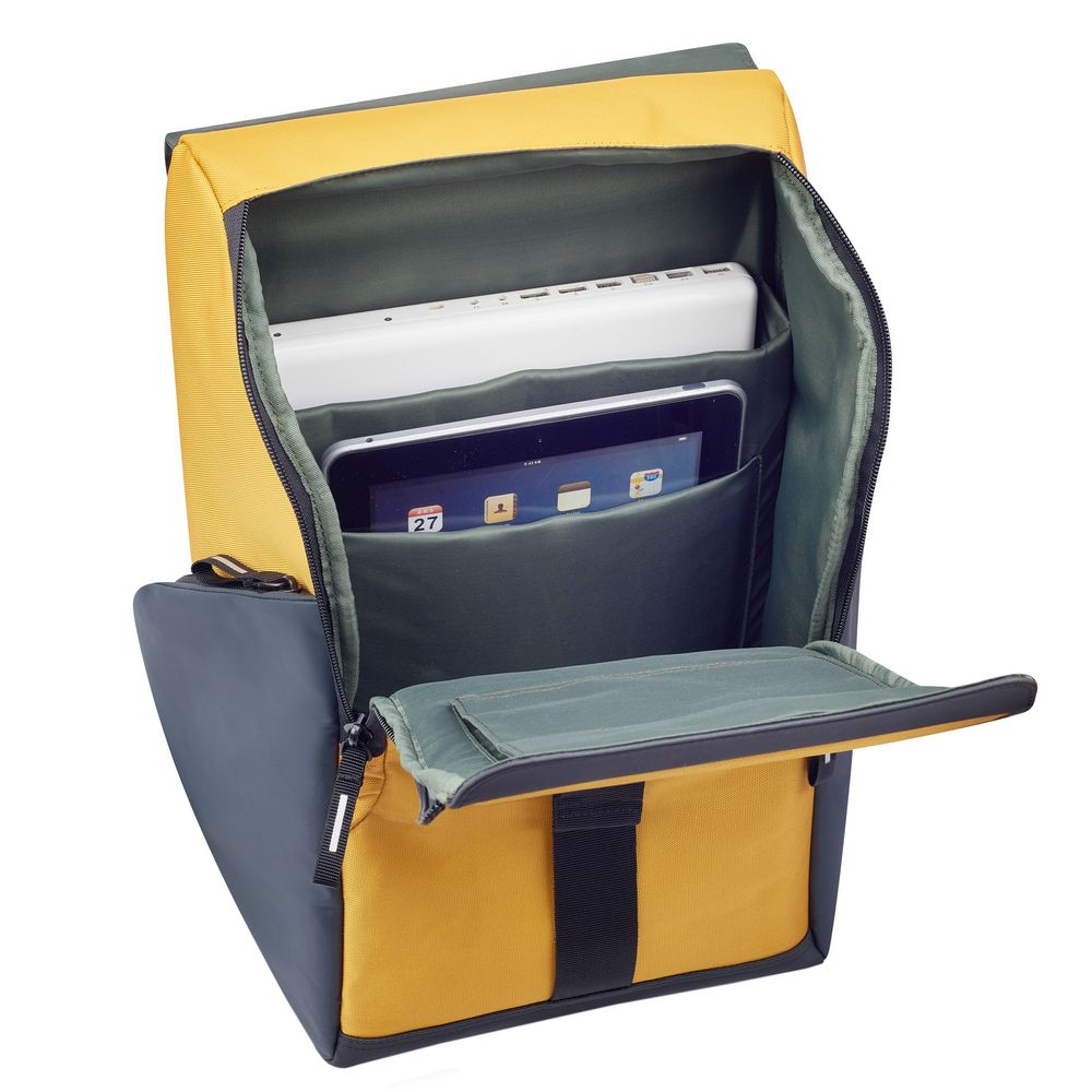 Рюкзак для ноутбука Securflap, желтый-4