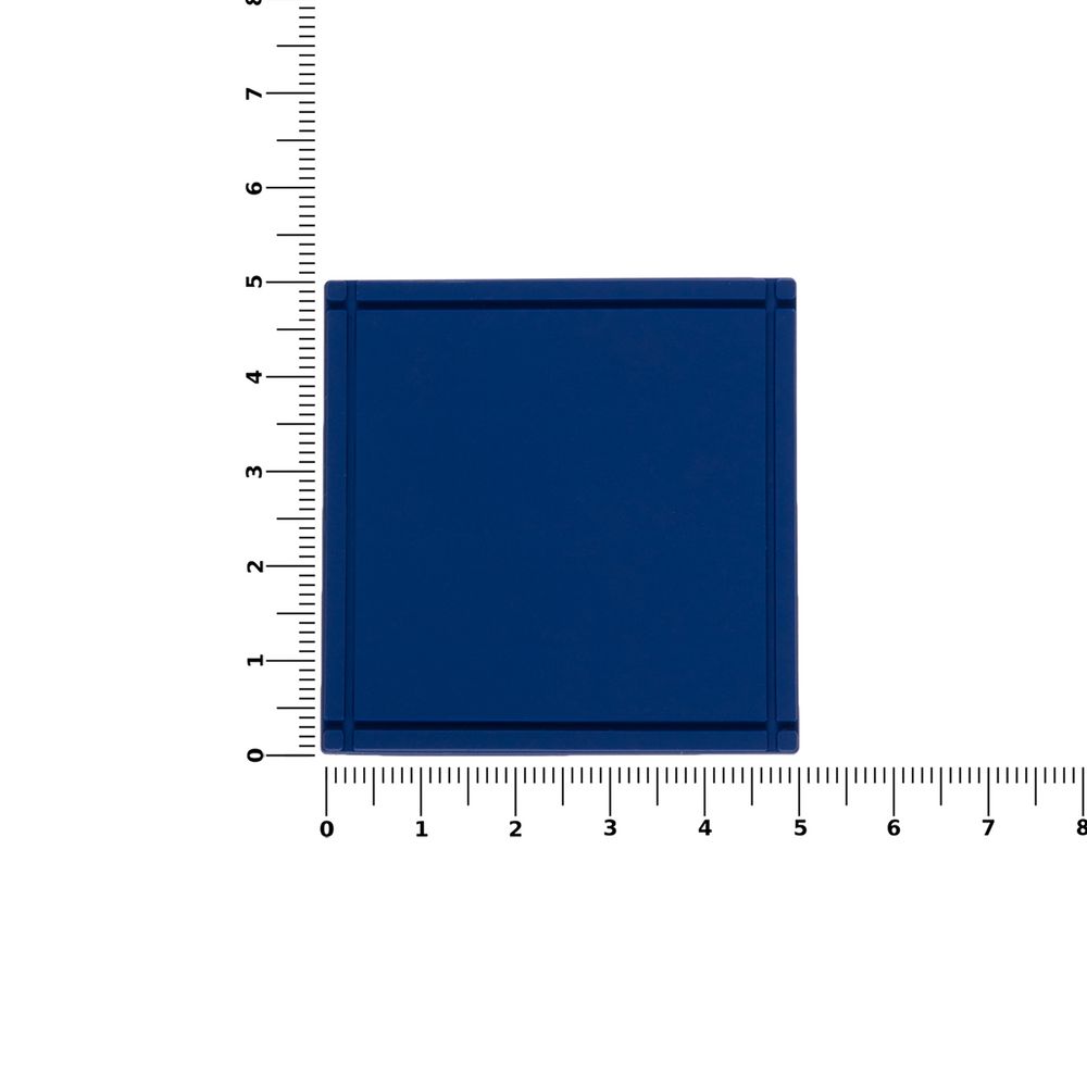 Лейбл из ПВХ Dzeta, L, синий-2