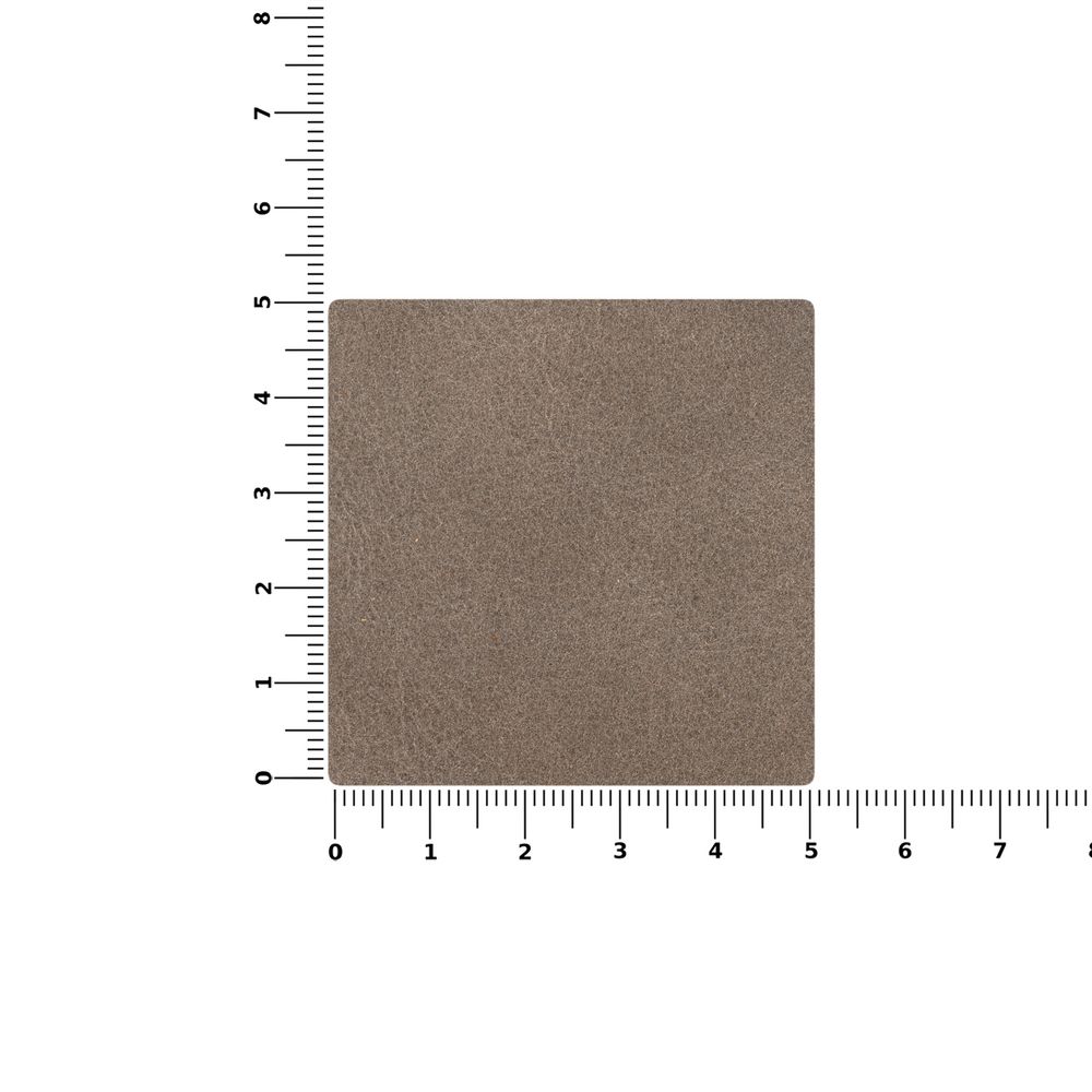 Лейбл кожаный Pasek, L, серый-3