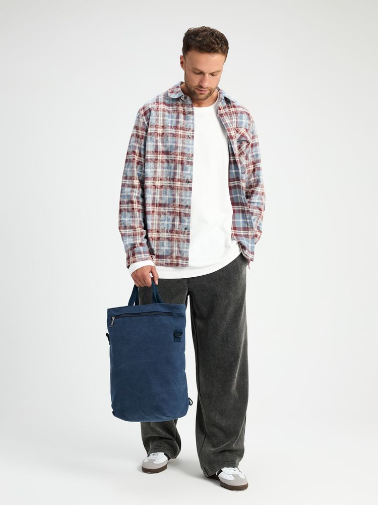 Рюкзак-шопер Casual, синий-9