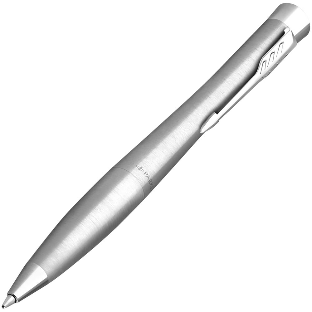 Ручка шариковая Parker Urban Twist Metro Metallic CT, серебристая-2