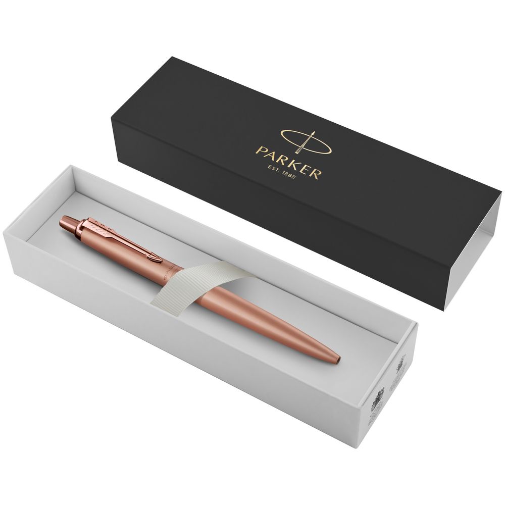 Ручка шариковая Parker Jotter XL Monochrome Pink Gold, розовое золото-3