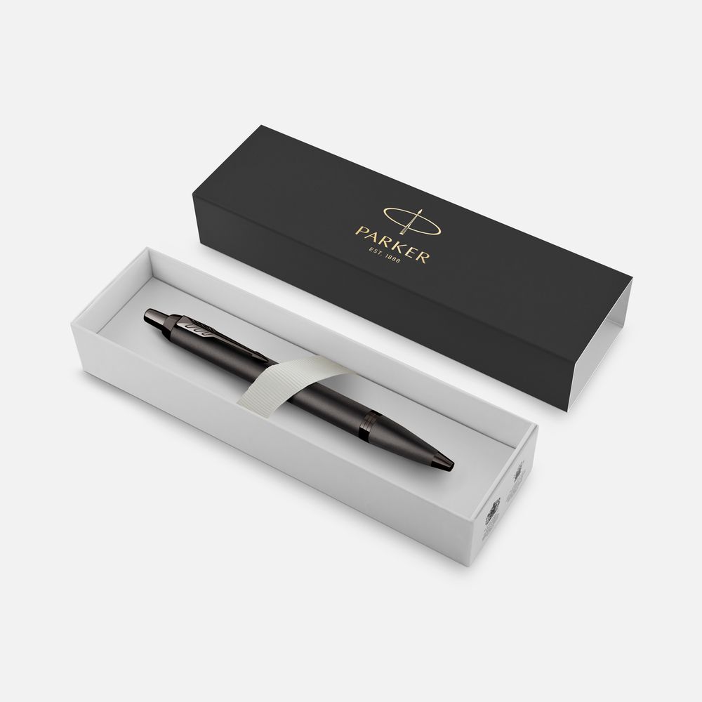 Ручка шариковая Parker IM Professionals Monochrome Titanium, темно-серая-2