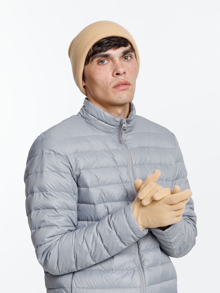 Перчатки Urban Flow, бежевые, размер S/M-5