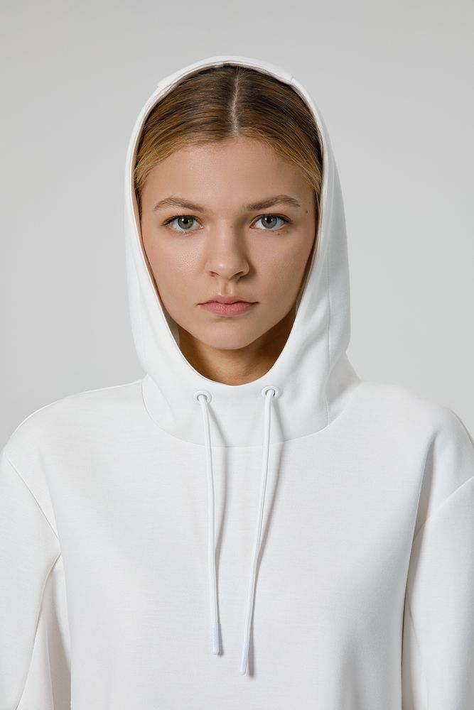 Худи унисекс Begi, молочно-белое, размер XS-9
