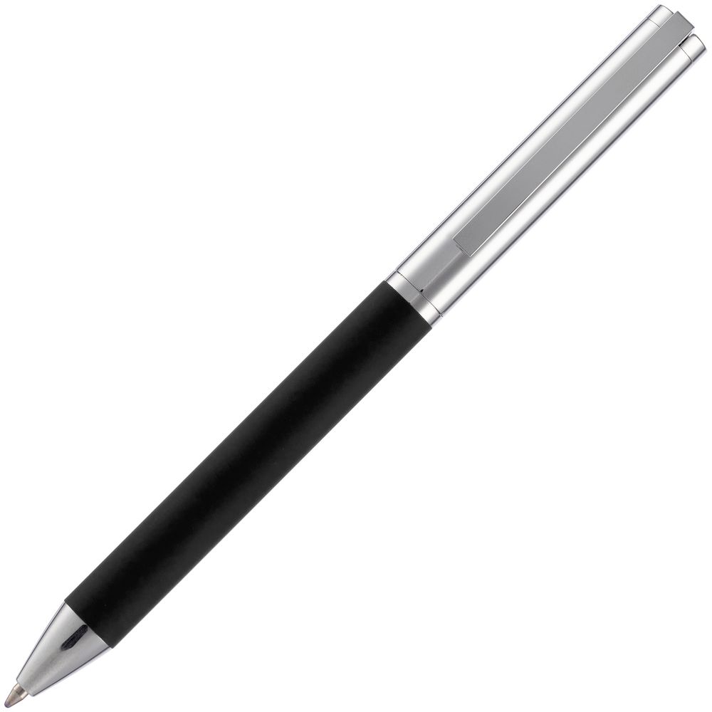 Ручка шариковая Eyeshot Soft Touch, черная-2