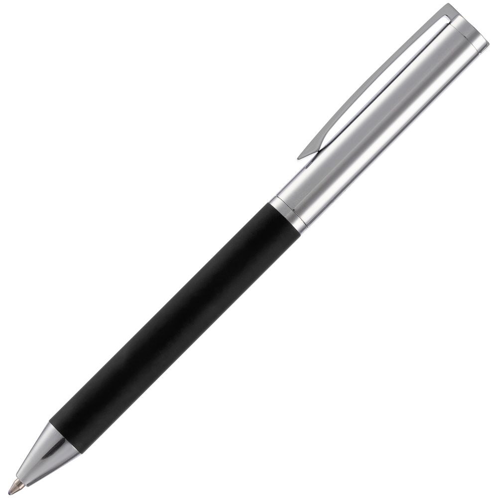 Ручка шариковая Eyeshot Soft Touch, черная-3