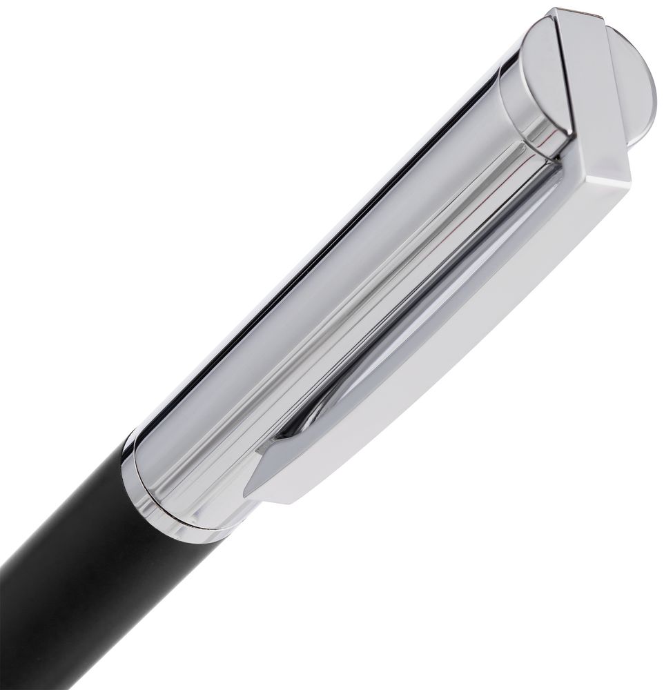 Ручка шариковая Eyeshot Soft Touch, черная-4