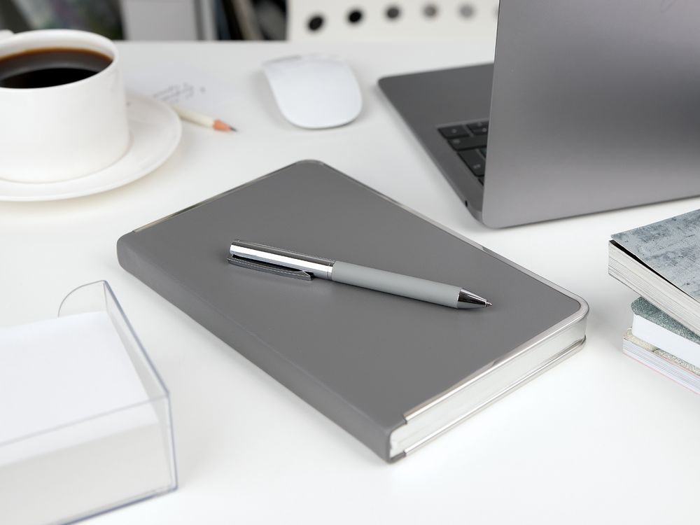 Ручка шариковая Eyeshot Soft Touch, черная-5