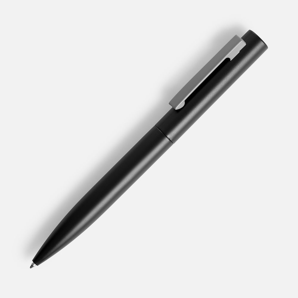 Ручка шариковая Inkolor, черная с серым-1