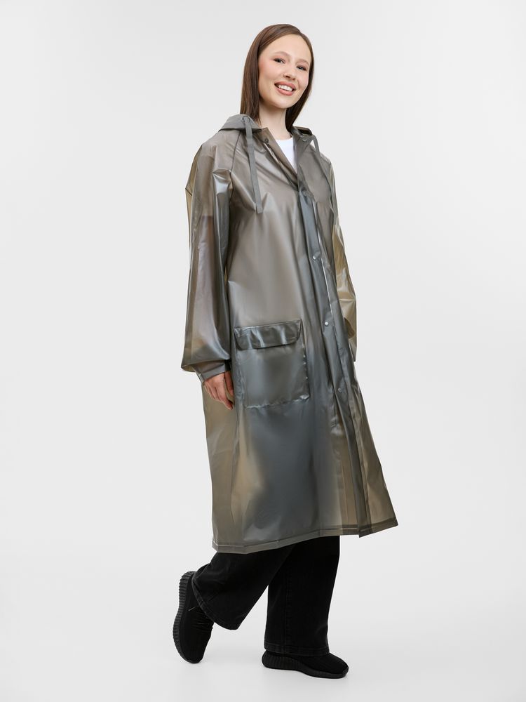 Дождевик RainDrop, серый, размер XS/S-14