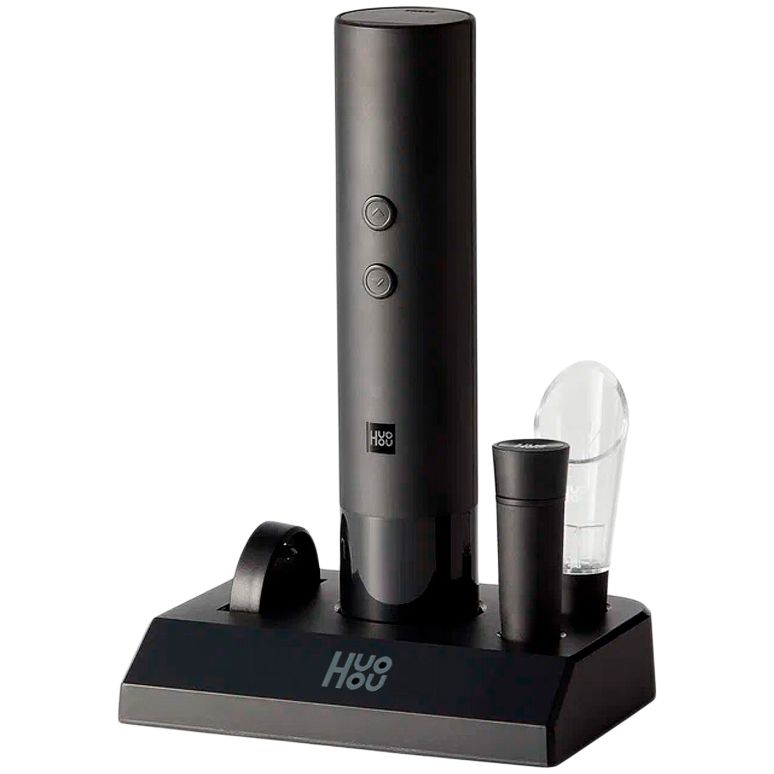 Винный набор HuoHou Electric Wine Bottle Opener 5 in 1, черный-1