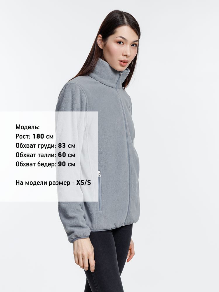 Куртка флисовая унисекс Nesse, серая, размер M/L-5