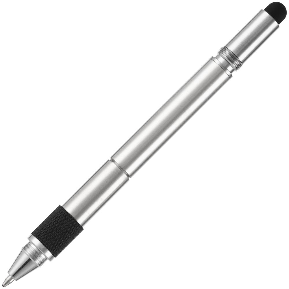 Ручка шариковая Numeric, мультиинструмент, черная-5
