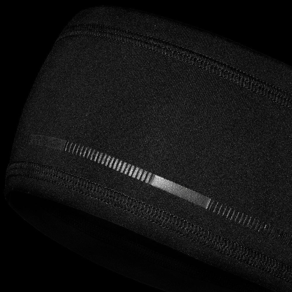 Спортивная повязка утепленная Jogge, черная-7