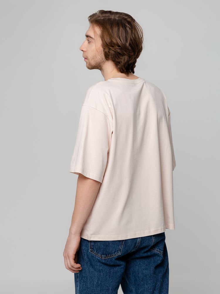 Футболка унисекс оверсайз Street Vibes, бежевая, размер XS/S-6