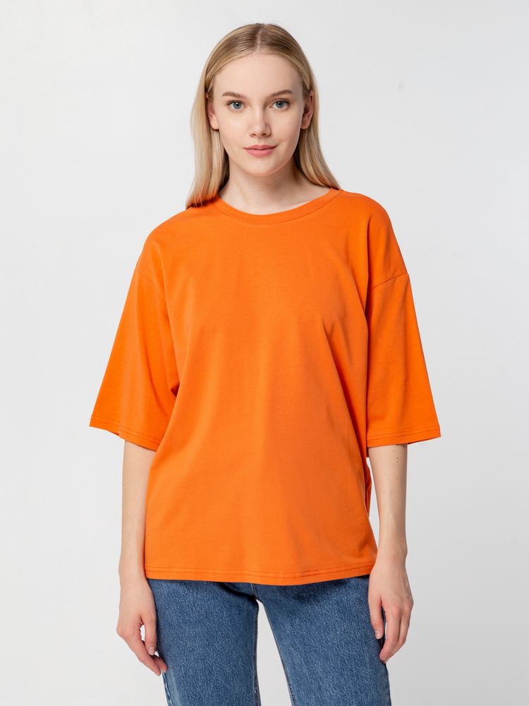 Футболка унисекс оверсайз Street Vibes, оранжевая, размер XS/S-9