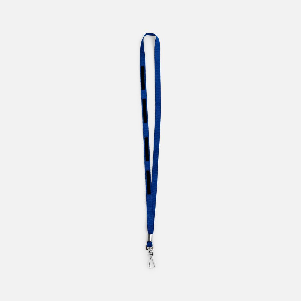 Лента с карабином Colorplan, синяя-5