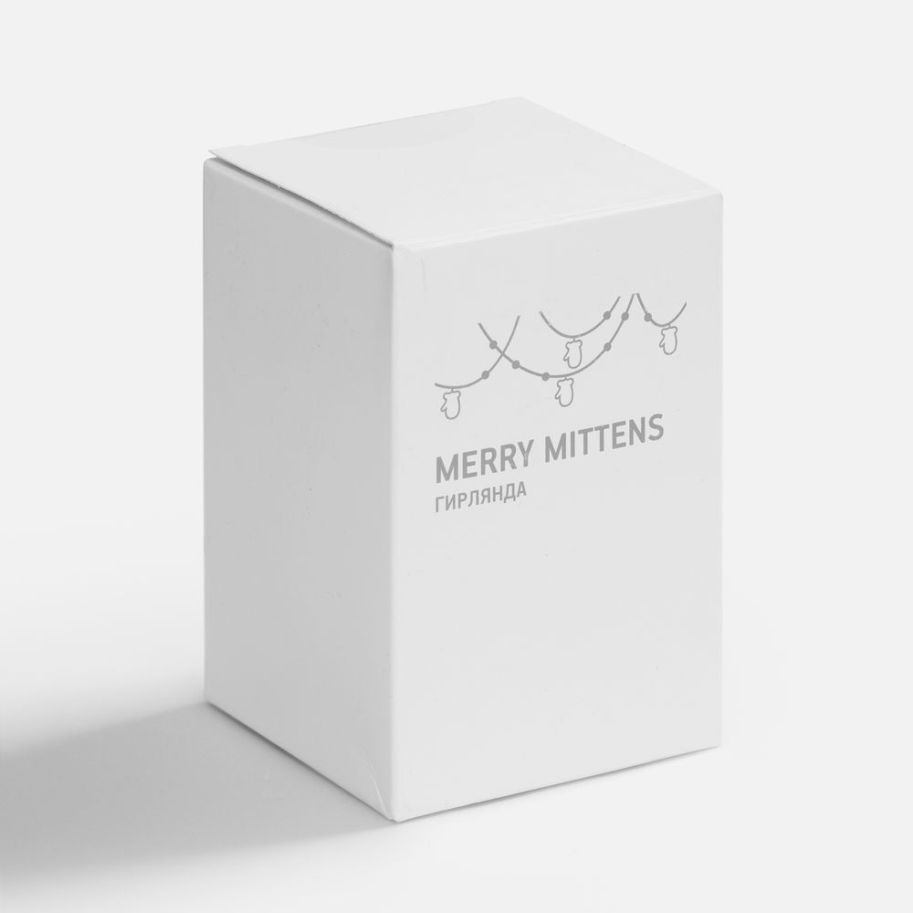 Гирлянда Merry Mittens, синяя-6