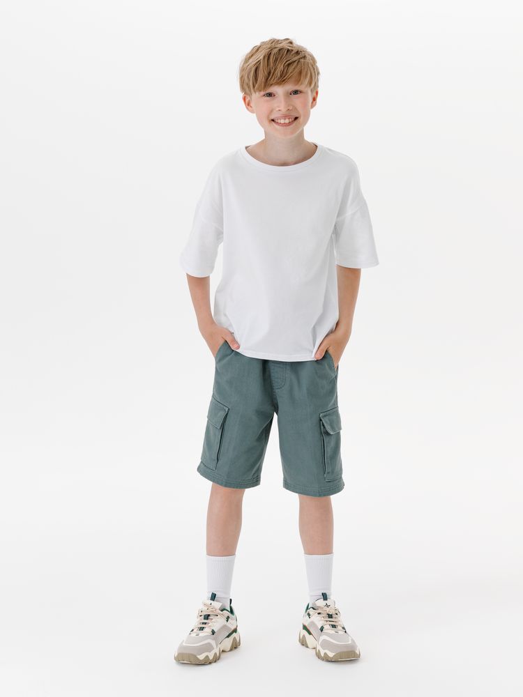 Футболка детская оверсайз Teezer, белая, 6 лет-4
