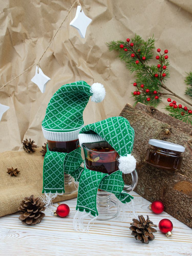Шарфик на игрушку Dress Cup, зеленый-3