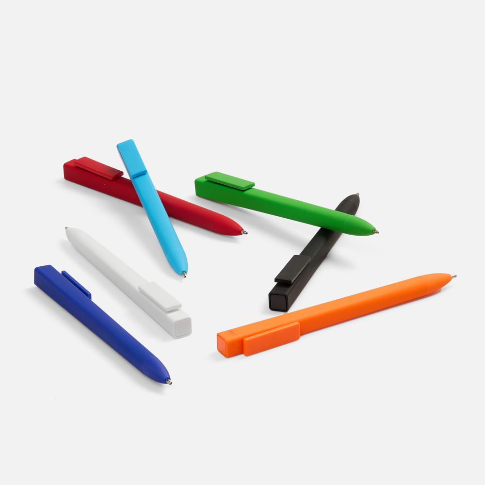 Ручка шариковая Swiper SQ Soft Touch, оранжевая-5