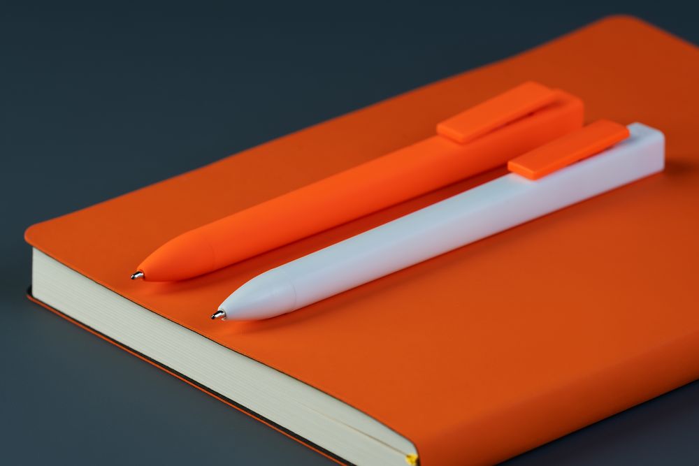 Ручка шариковая Swiper SQ Soft Touch, оранжевая-6