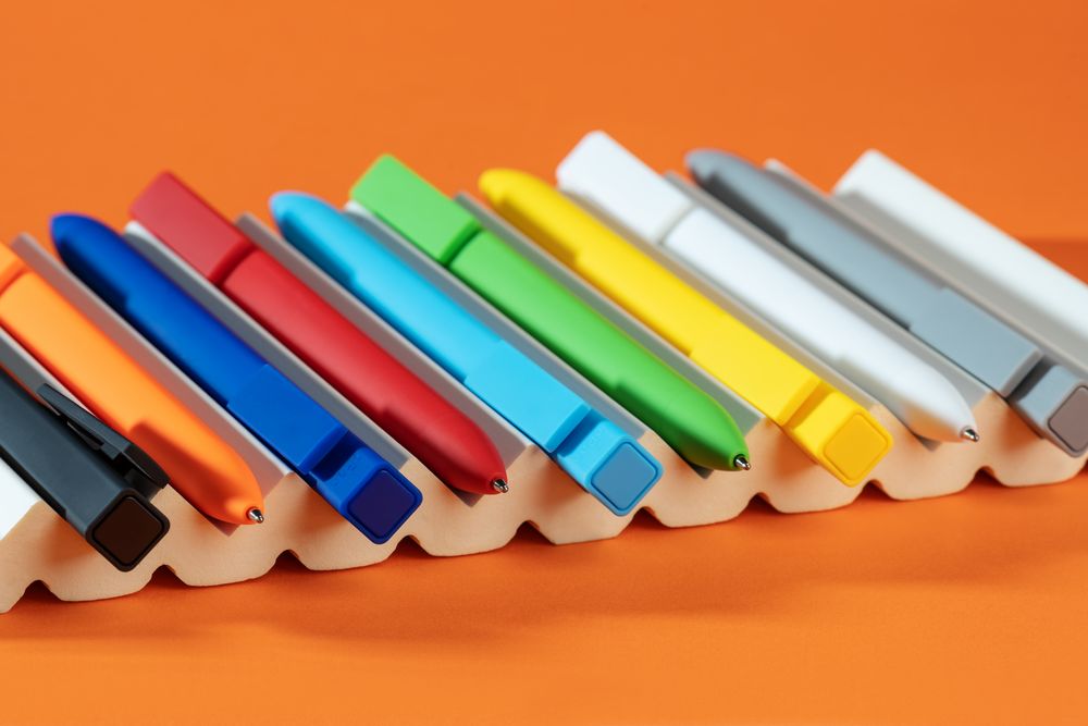 Ручка шариковая Swiper SQ Soft Touch, оранжевая-7